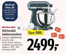 Føtex KitchenAid køkkenmaskine, DKK 2499 tilbud