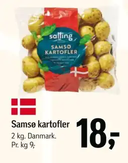 Føtex Samsø kartofler, DKK 18 tilbud