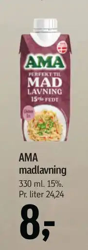 Føtex AMA madlavning, DKK 8 tilbud