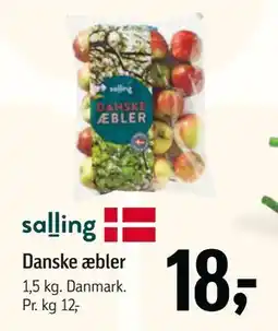 Føtex Danske æbler, DKK 18 tilbud