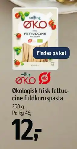 Føtex Økologisk frisk fettuccine fuldkornspasta, DKK 12 tilbud