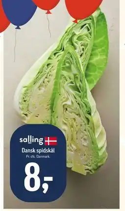 Føtex Dansk spidskål, DKK 8 tilbud