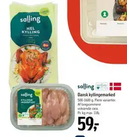 Føtex Dansk kyllingemarked, DKK 59 tilbud