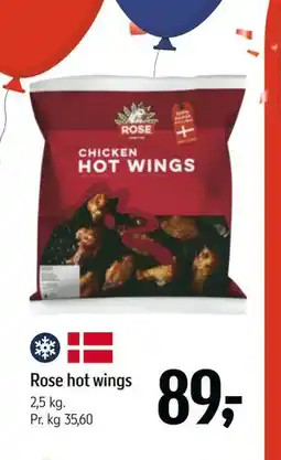 Føtex Rose hot wings, DKK 89 tilbud