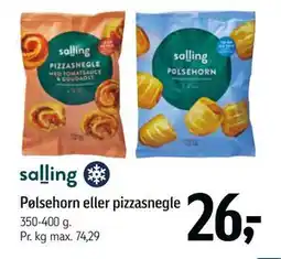 Føtex Pølsehorn eller pizzasnegle, DKK 26 tilbud