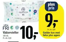 Føtex Vådservietter, DKK 10, App-pris tilbud