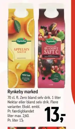 Føtex Rynkeby marked, DKK 13 tilbud