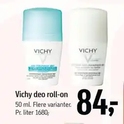 Føtex Vichy deo roll-on, DKK 84 tilbud
