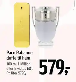 Føtex Paco Rabanne dufte til ham, DKK 579 tilbud