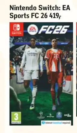 Føtex Nintendo Switch: EA Sports FC 26, DKK 419 tilbud