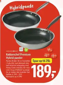 Føtex Køkkenchef Premium Hybrid pander, DKK 189 tilbud