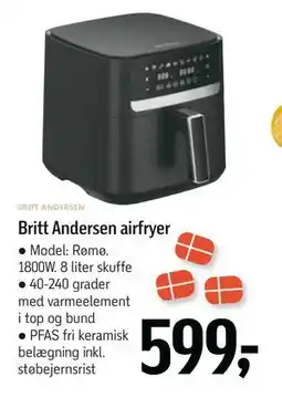 Føtex Britt Andersen airfryer, DKK 599 tilbud