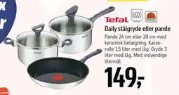 Føtex Daily stålgryde eller pande, DKK 149 tilbud
