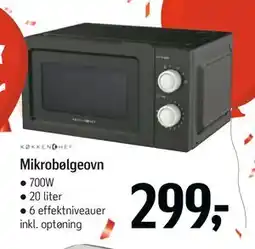 Føtex Mikrobølgeovn, DKK 299 tilbud