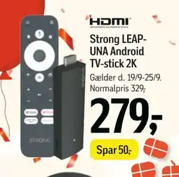 Føtex Strong LEAPUNA Android TV-stick 2K, DKK 279 tilbud