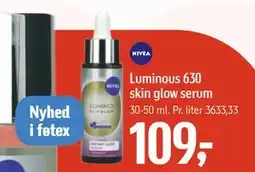 Føtex Luminous 630 skin glow serum, DKK 109 tilbud