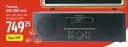 Føtex Prosonic DAB-2000 radio, DKK 749.25 tilbud