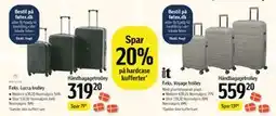 Føtex Spar 20% på hardcase kufferter tilbud