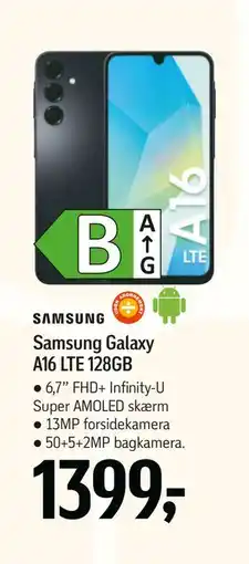 Føtex Samsung Galaxy A16 LTE 128GB, DKK 1399 tilbud