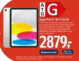 Føtex Apple iPad 11” Wi-Fi 128 GB, DKK 2879 tilbud