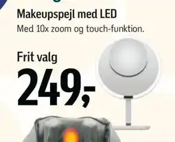 Føtex Makeupspejl med LED, DKK 249 tilbud