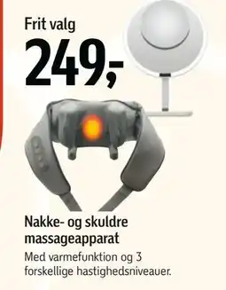 Føtex Nakke- og skuldre massageapparat, DKK 249 tilbud