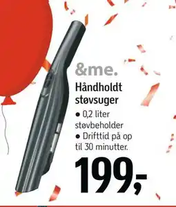 Føtex Håndholdt støvsuger, DKK 199 tilbud