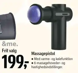 Føtex Massagepistol, DKK 199 tilbud