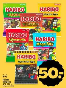 Netto Haribo slikpose, DKK 50 tilbud
