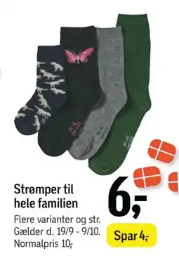 Føtex Strømper til hele familien, DKK 6 tilbud