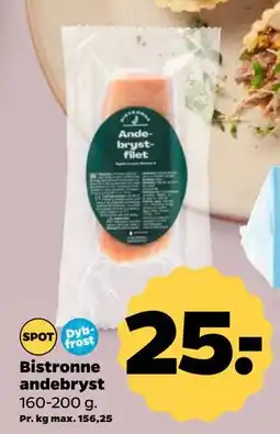 Netto Bistronne andebryst, DKK 25 tilbud