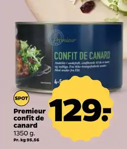 Netto Premieur confit de canard, DKK 129 tilbud