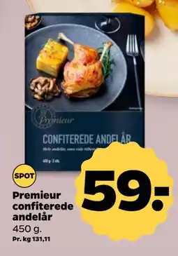 Netto Premieur confiterede andelår, DKK 59 tilbud