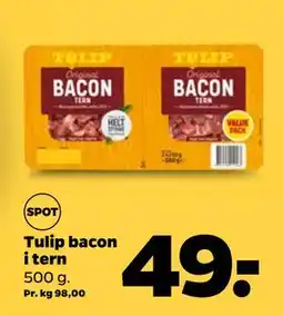 Netto Tulip bacon i tern, DKK 49 tilbud
