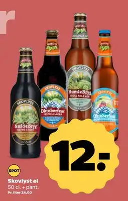 Netto Skovlyst øl, DKK 12 tilbud