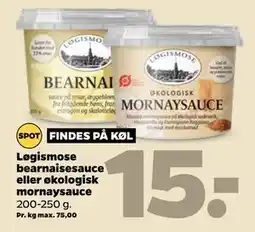 Netto Løgismose bearnaisesauce eller økologisk mornaysauce, DKK 15 tilbud