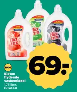 Netto Biotex flydende vaskemiddel, DKK 69 tilbud