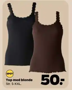 Netto Top med blonde, DKK 50 tilbud