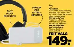 Netto Powerbank, DKK 149 tilbud