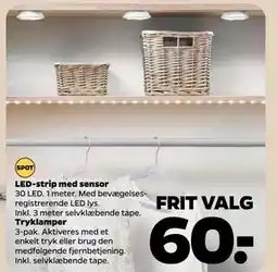 Netto LED-strip med sensor, DKK 60 tilbud