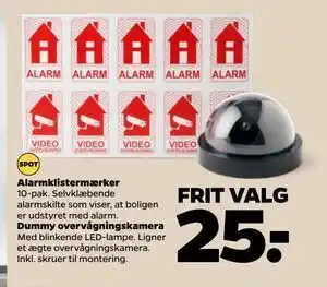 Netto Dummy overvågningskamera, DKK 25 tilbud