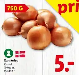 Lidl Danske løg, DKK 5 tilbud
