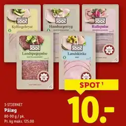 Lidl Pålæg, DKK 10 tilbud