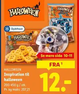 Lidl Inspiration til halloween tilbud