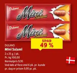 Lidl Mini Salami, DKK 5 tilbud