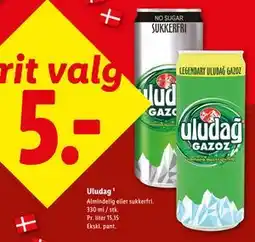 Lidl Uludag, DKK 5 tilbud