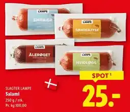 Lidl Salami, DKK 25 tilbud