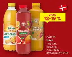 Lidl Juice, DKK 20 tilbud