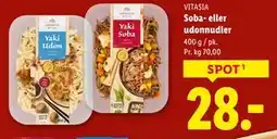 Lidl Soba- eller udonnudler, DKK 28 tilbud