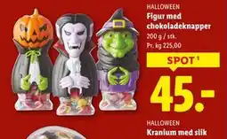 Lidl Figur med chokoladeknapper, DKK 45 tilbud